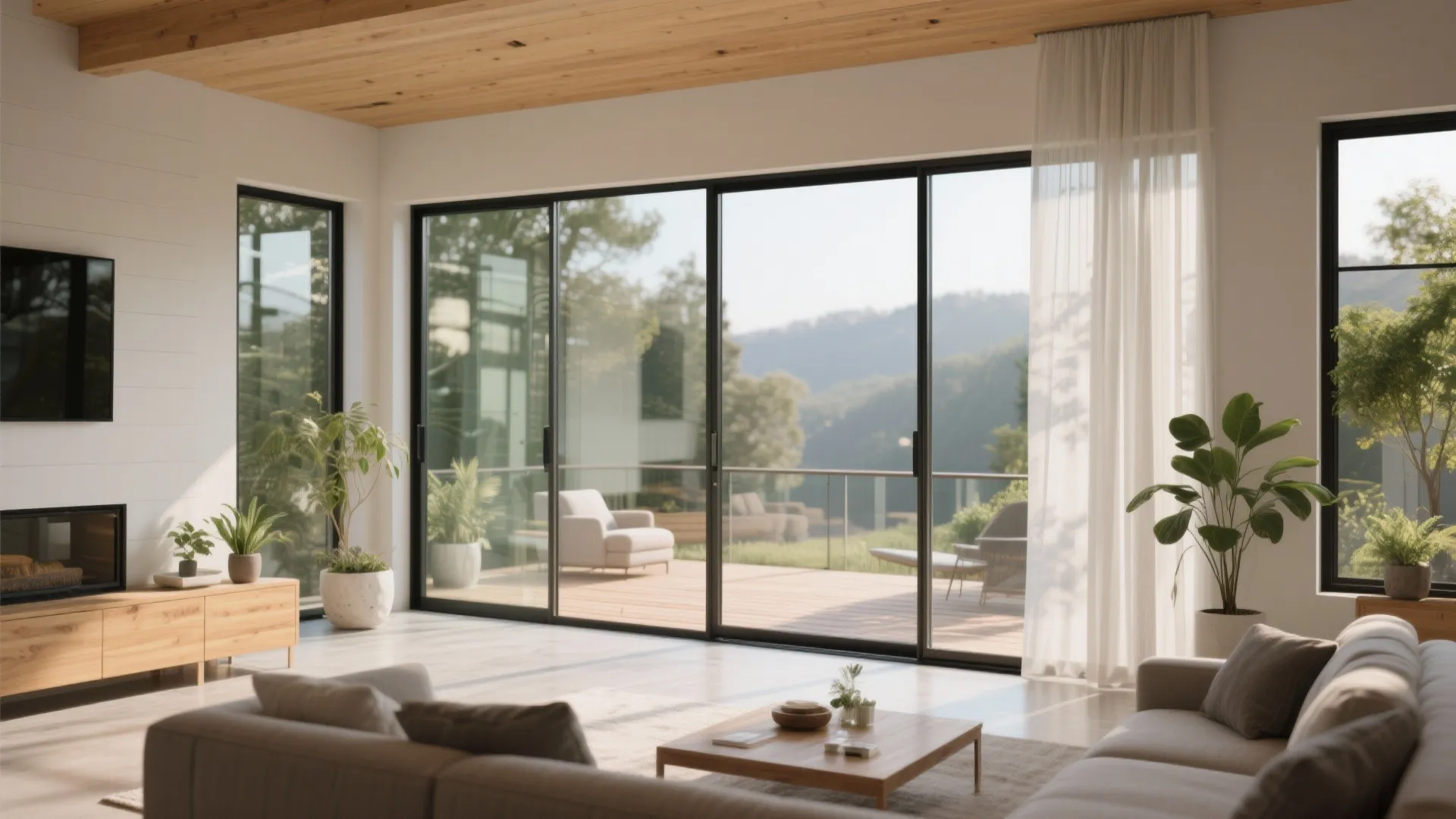 5. Bring the outside in with smart glazing