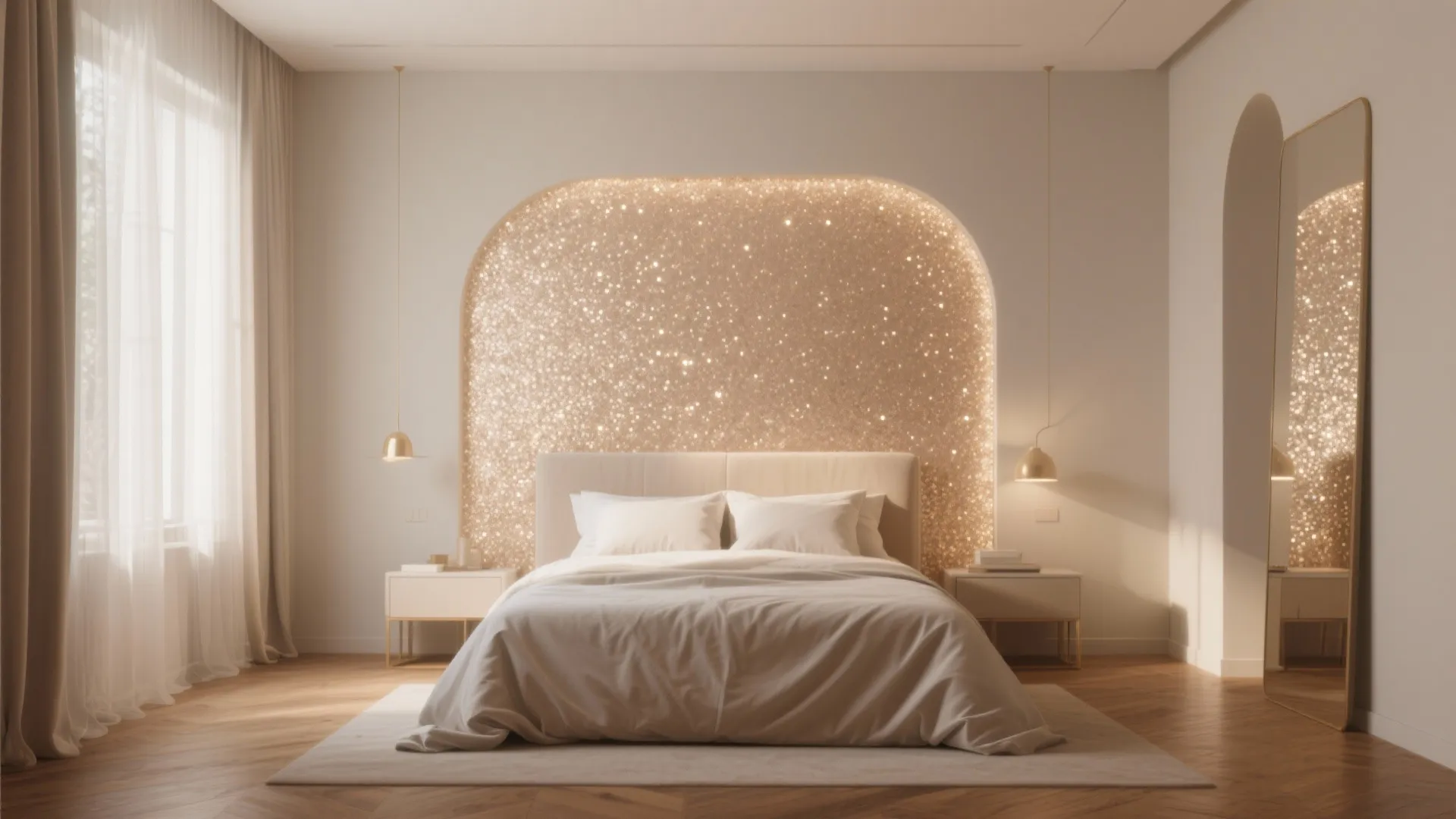 Glitter Walls: 5 Sparkling Ideas: Creative, practical ways to paint with glitter for walls in small spaces