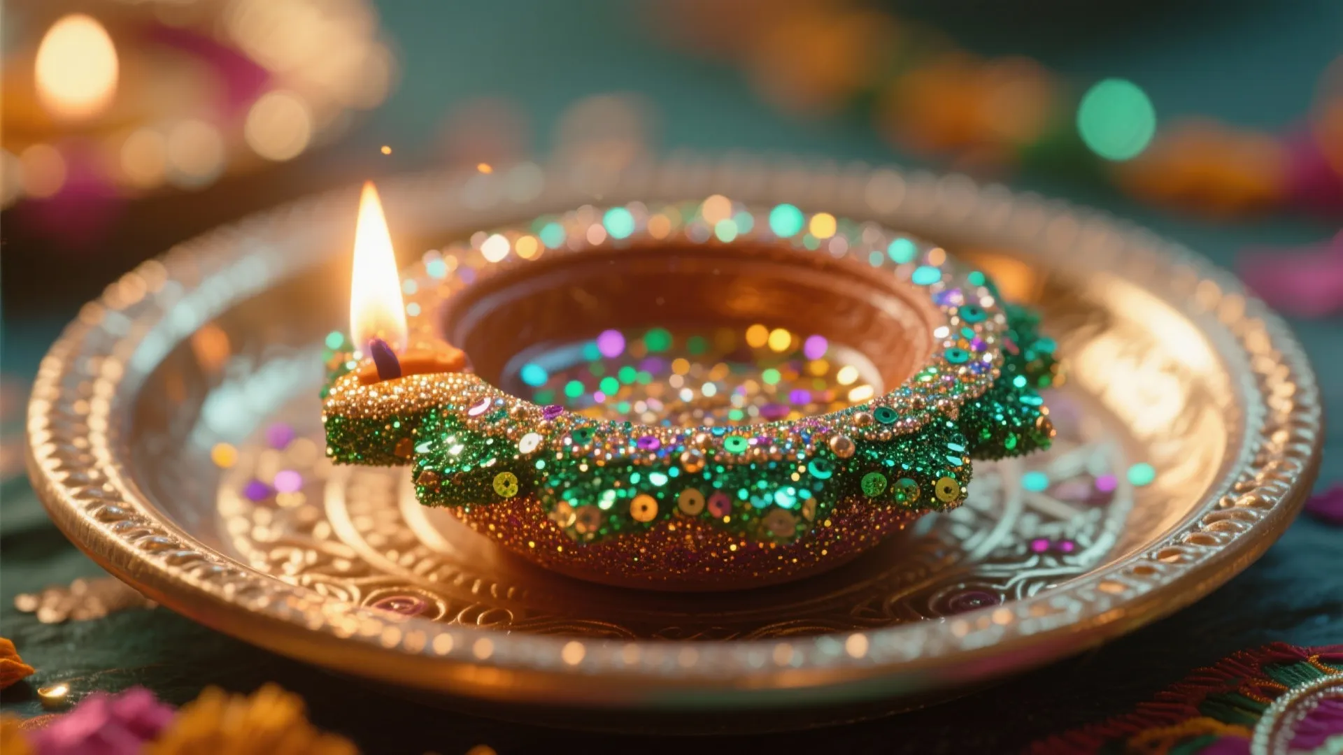 2. Glitter and Sequins Magic