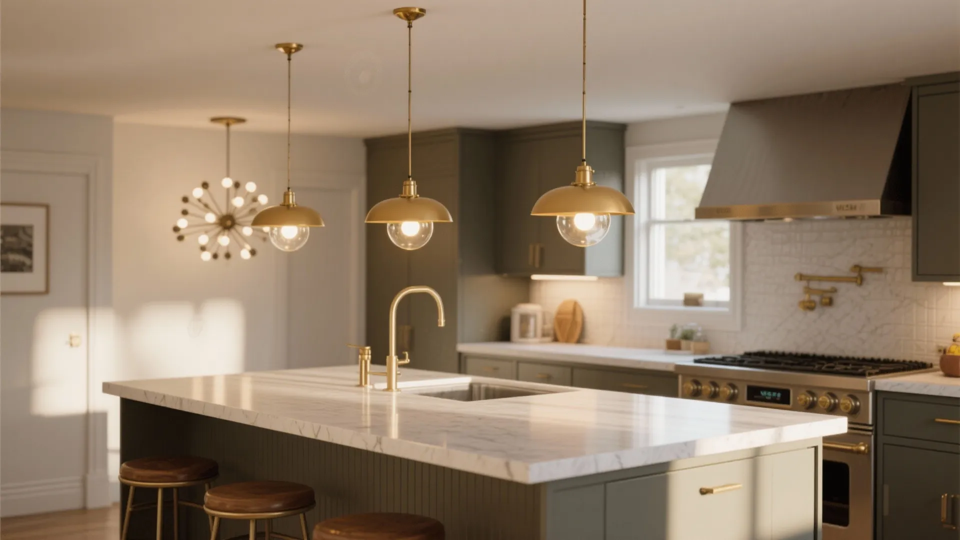 2. Globe pendants and statement lighting