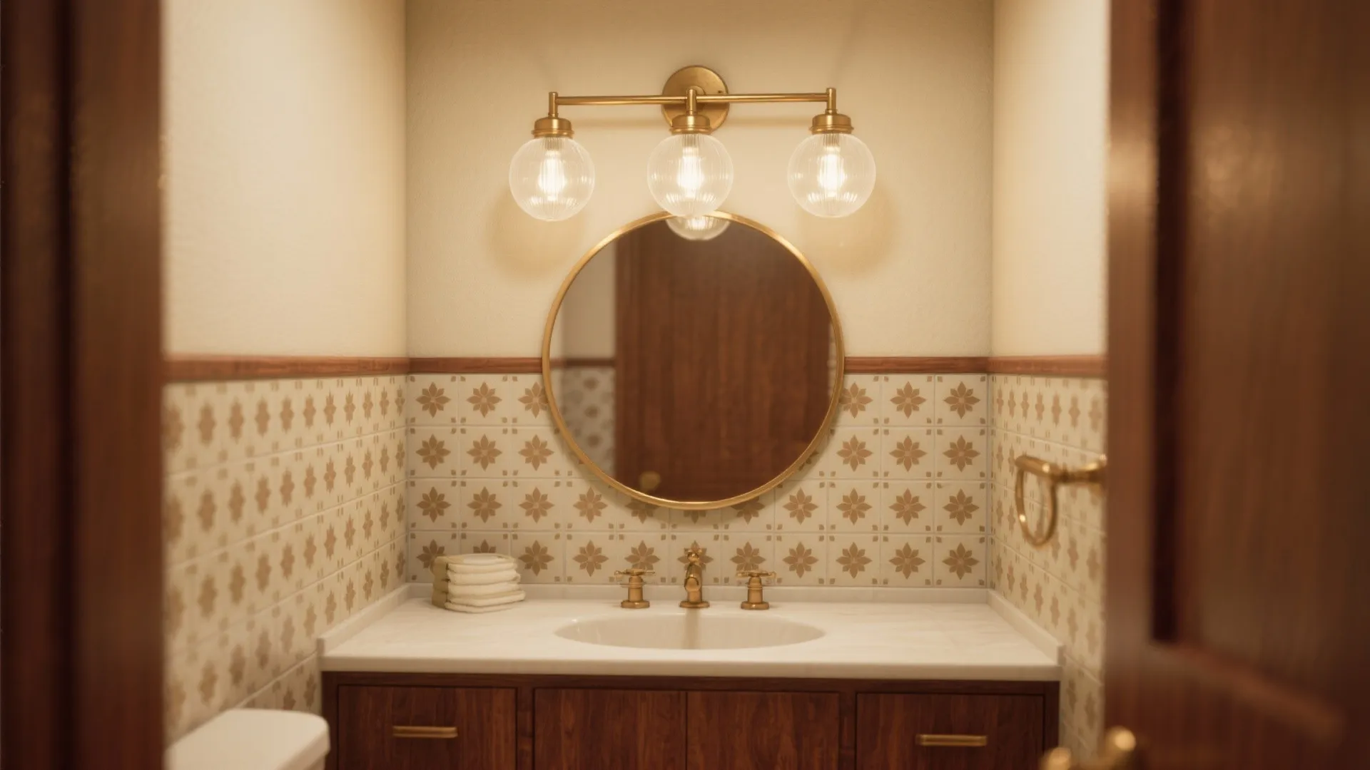 2. Globe Trio for Mid-Century Vibes