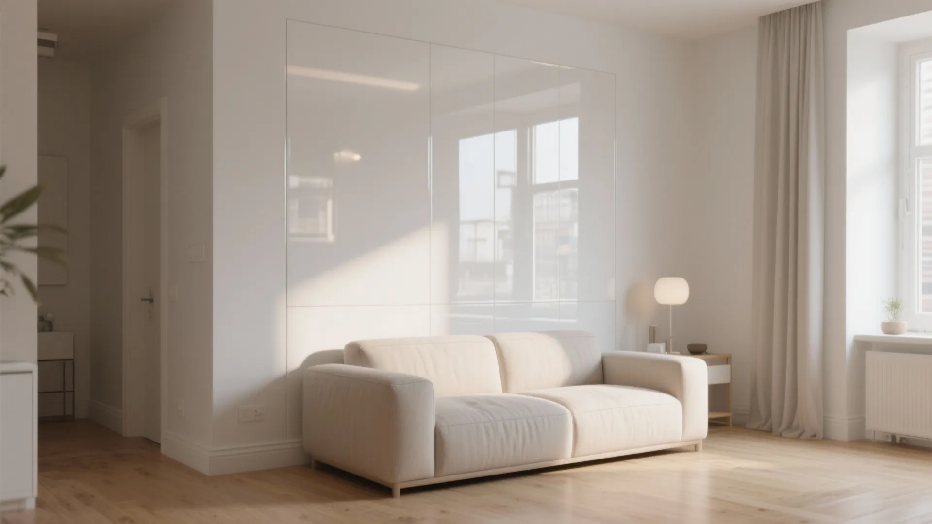 High-Gloss Epoxy Accent Wall