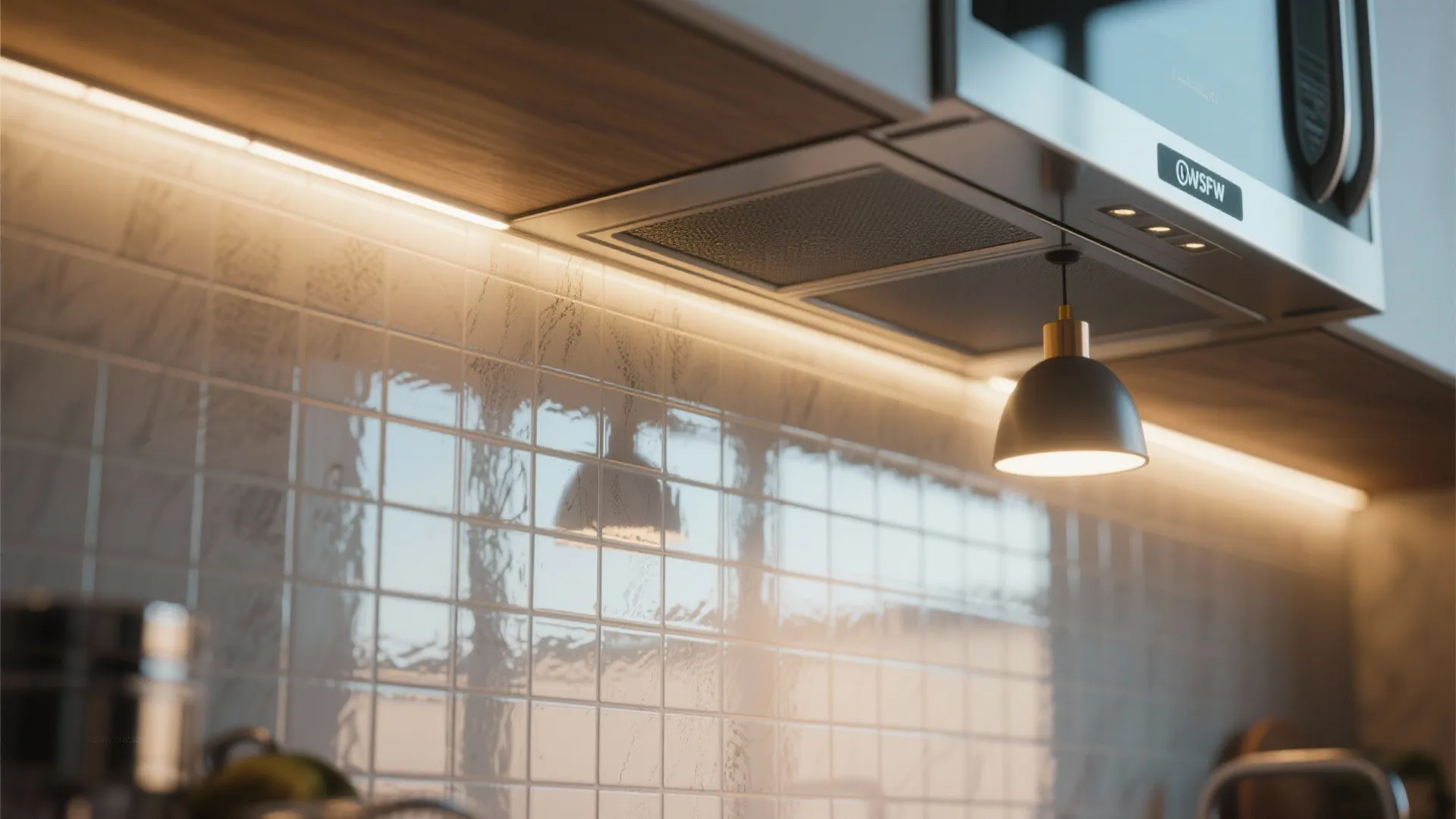 3. Layer lighting and use reflective finishes