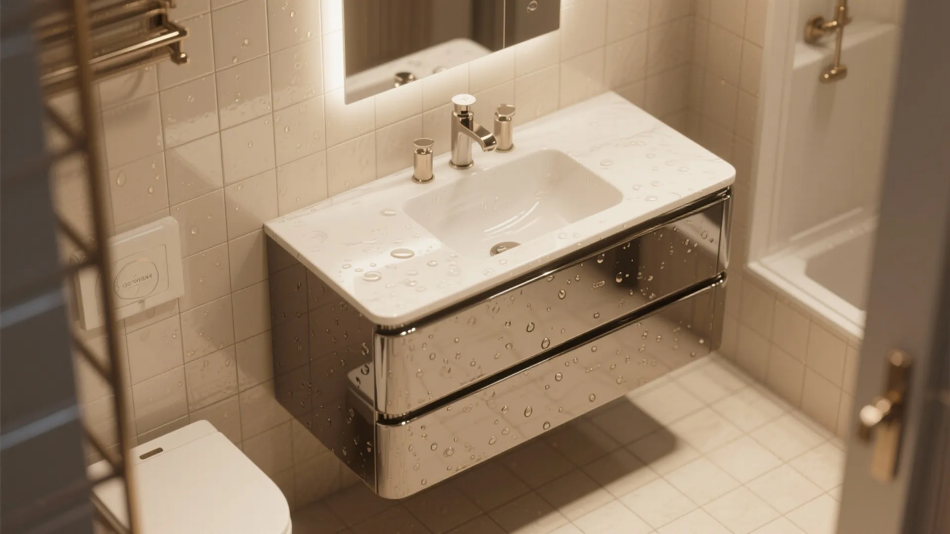 5. Moisture-Resistant Bathroom Accents