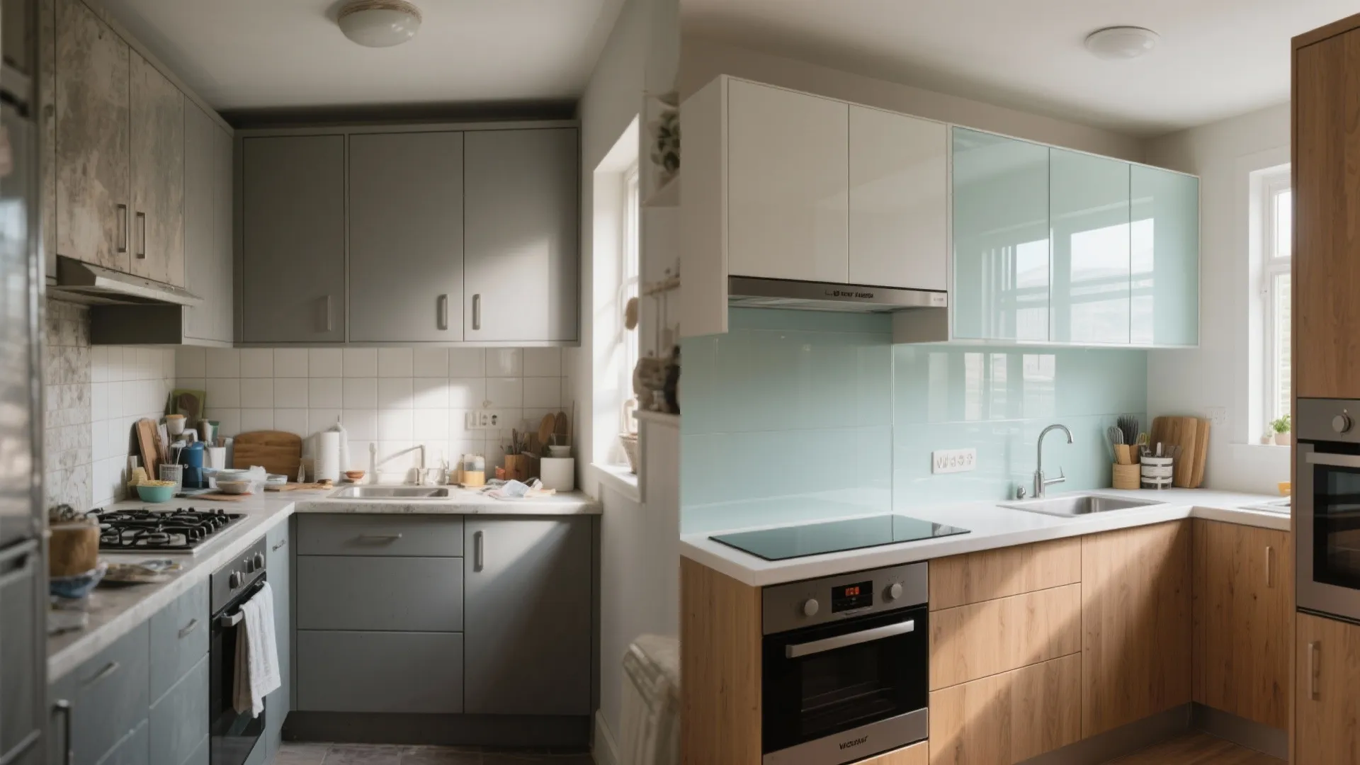 High-gloss finishes and reflective surfaces