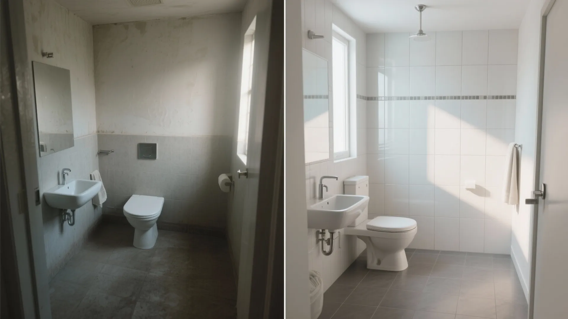 High-gloss wall tiles for light bounce