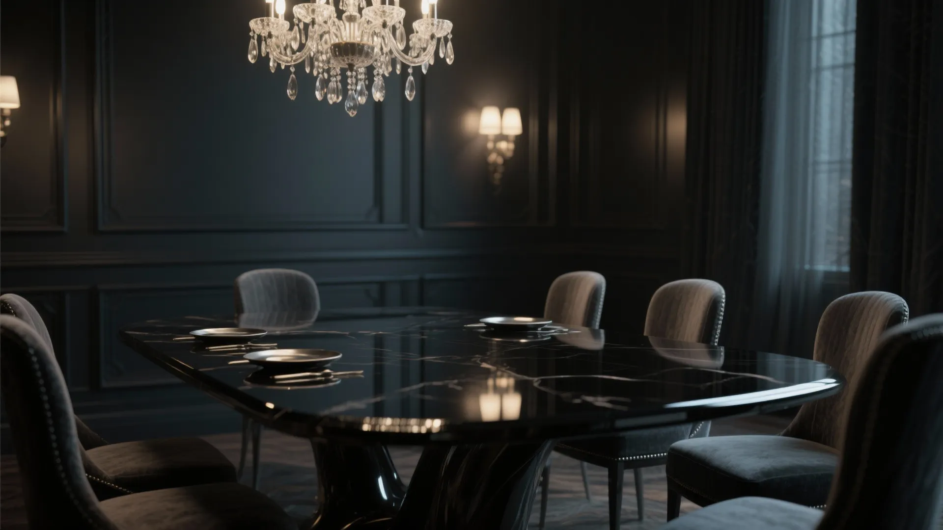 3. Gloss Finish for Reflective Drama