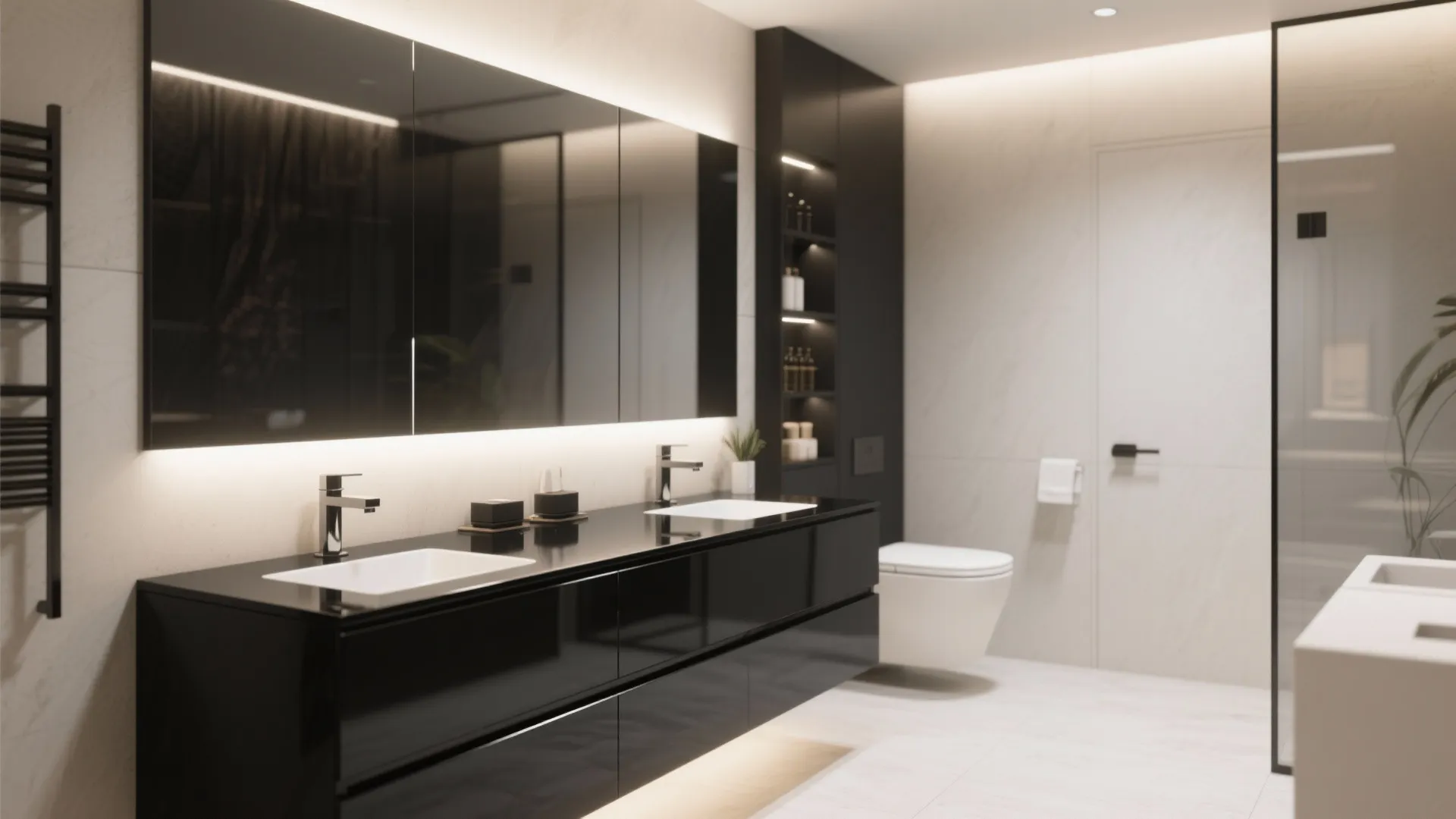 5. High-Gloss Black Drama