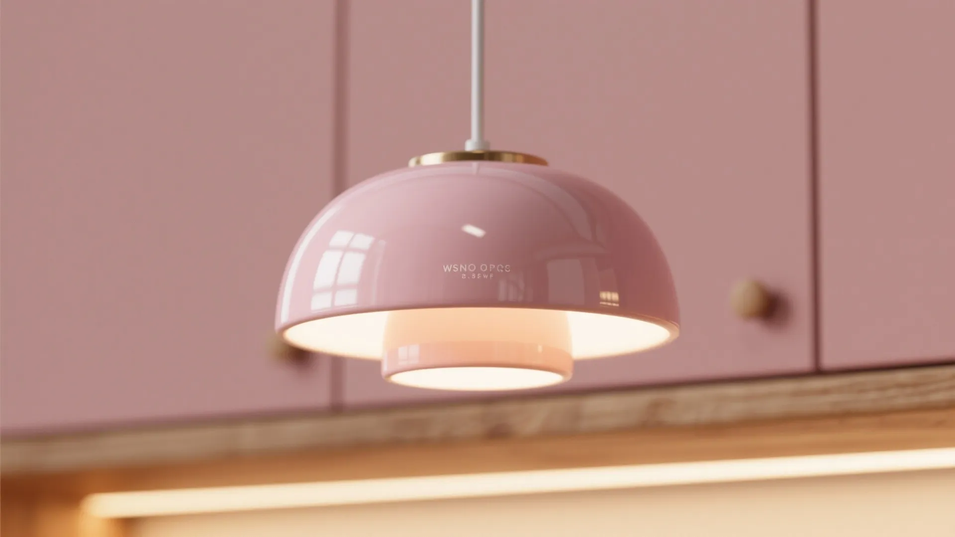Lighting that Loves Pink: Warm LEDs and Gloss Accents