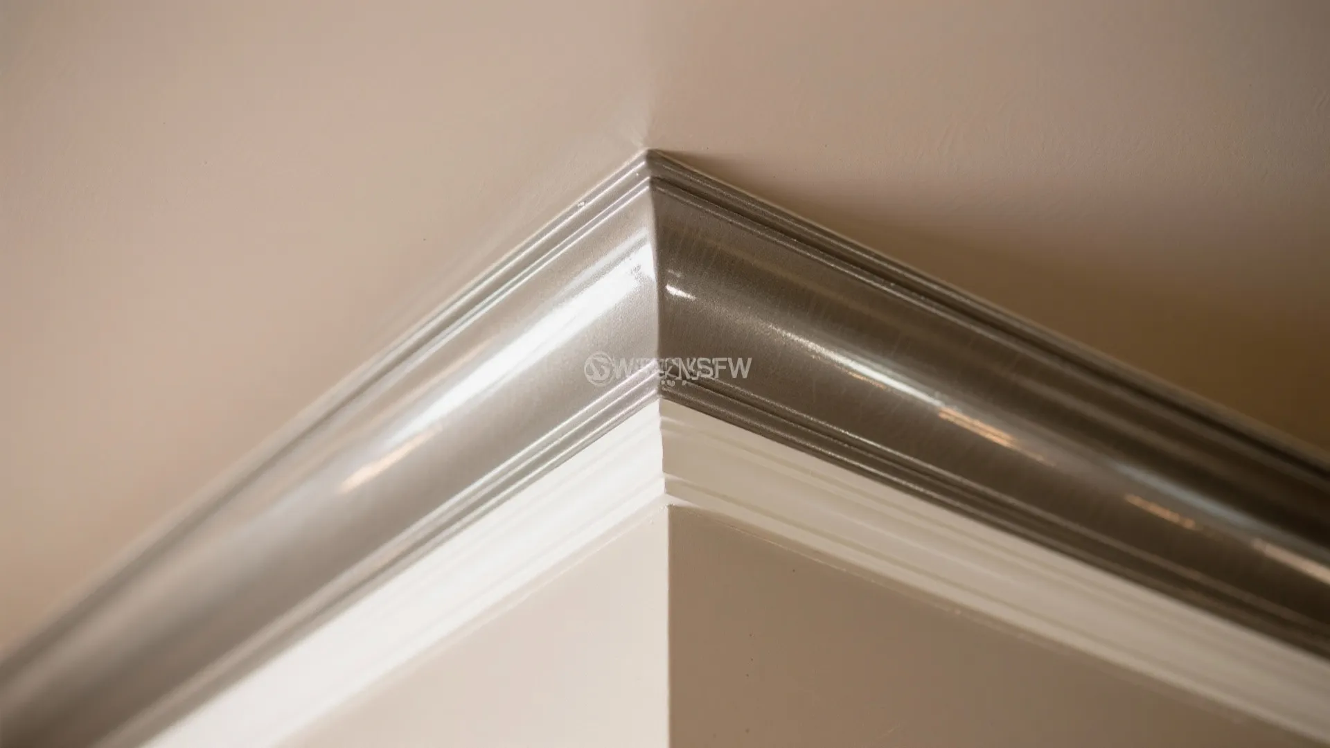 High-Gloss or Metallic Ceiling for Light Bounce