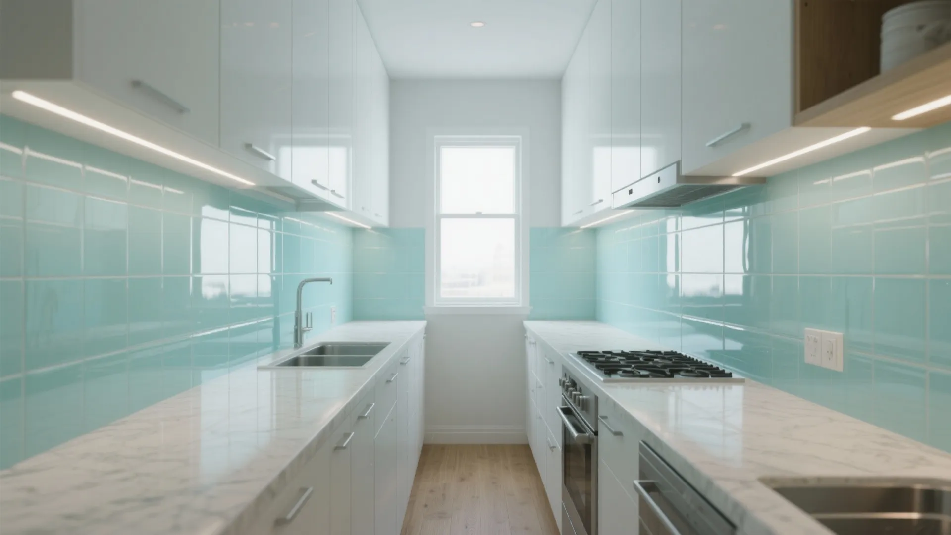 Gloss and Glass for Light-Bouncing Walls