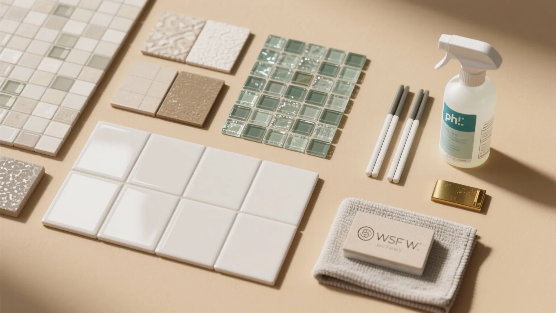 Glossy Glaze or Glass Mosaic for a Radiant Focus