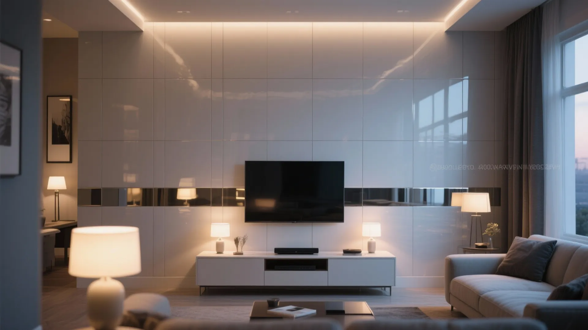 Gloss-matte mix for balanced light in north-facing rooms