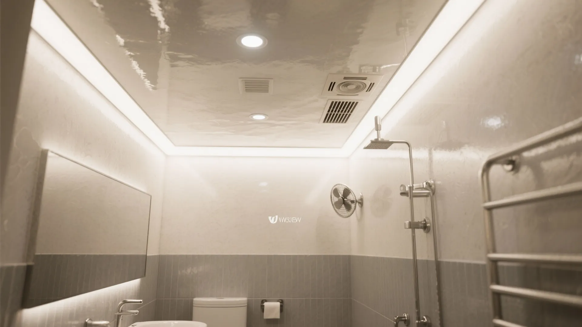 Idea 4: High-Gloss or Washable Microcement