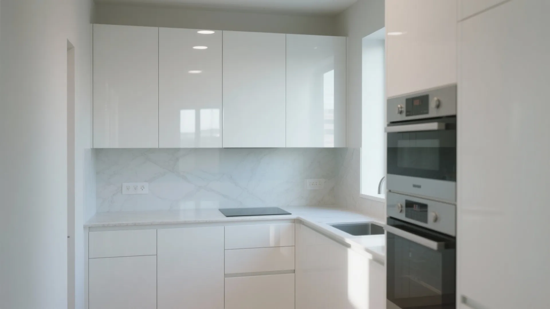 High-Gloss Light Neutrals That Bounce the Light