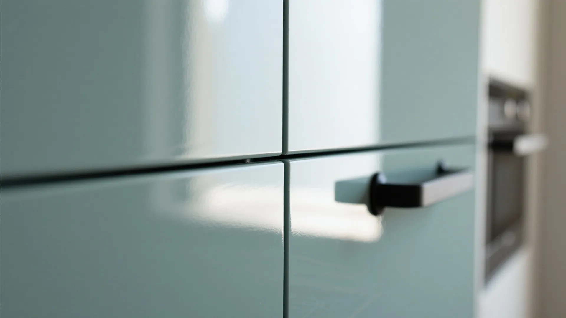 1) High-gloss reflective wall panels