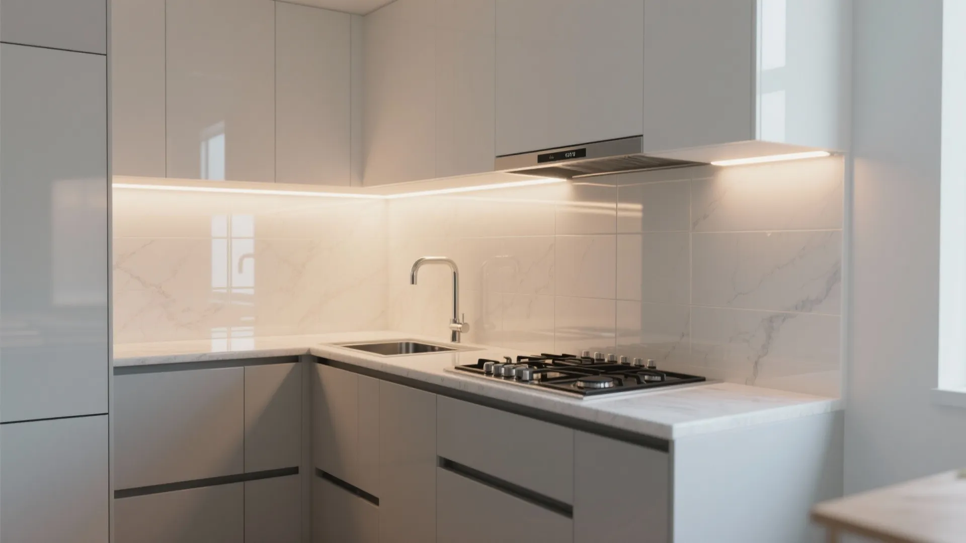 High-gloss, light-bouncing PVC