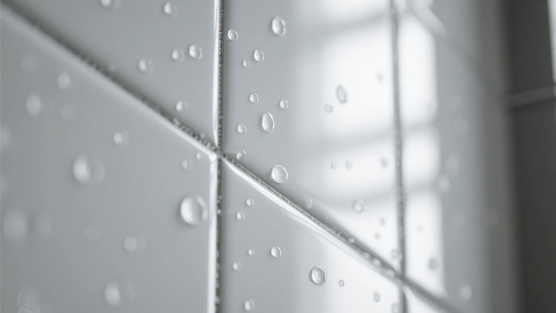 High-Gloss PVC Tiles for a Brighter, Taller Bathroom