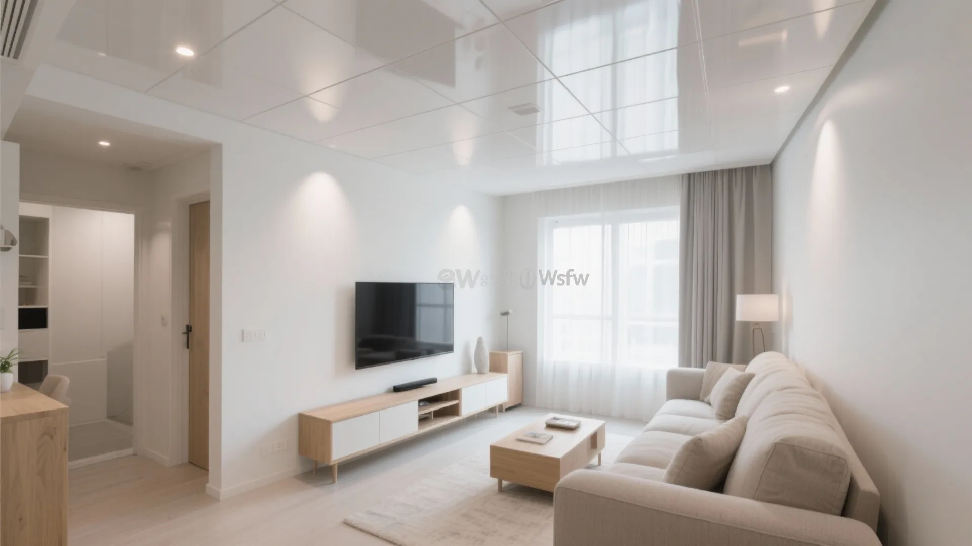 High-Gloss PVC Panels to Amplify Light