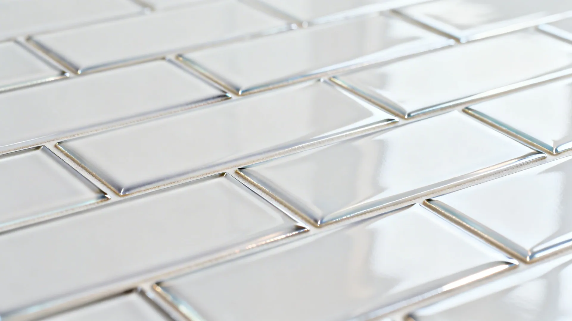 Glossy Backsplash Stickers for Light and Depth