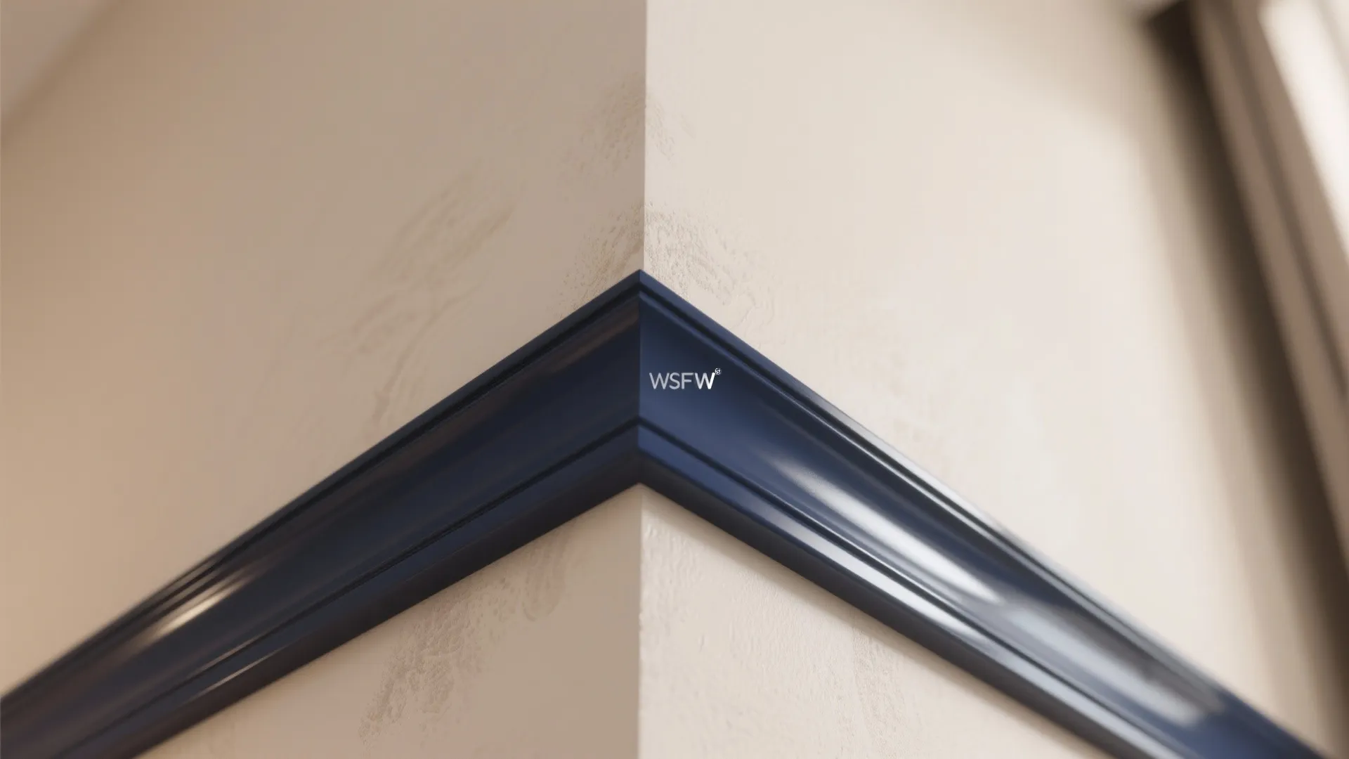 2. Create a lacquered trim contrast