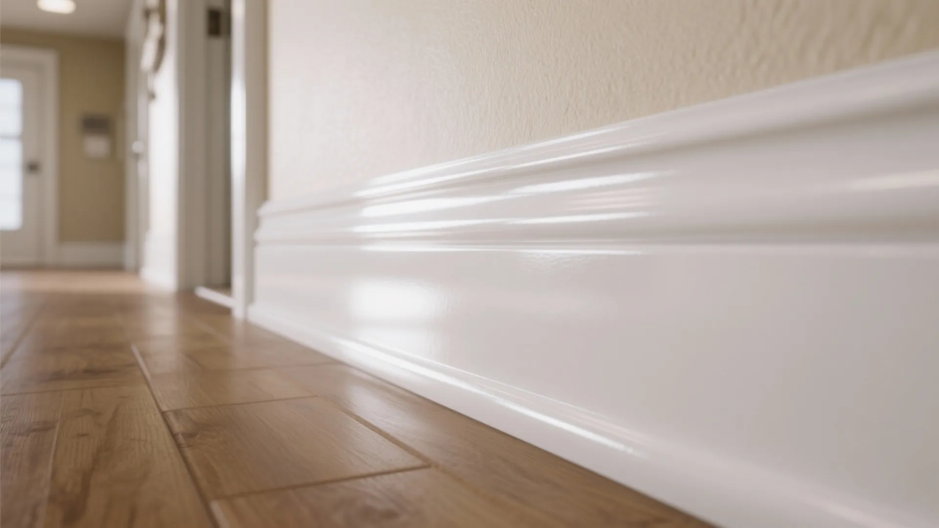 4. High-gloss trim for a polished look