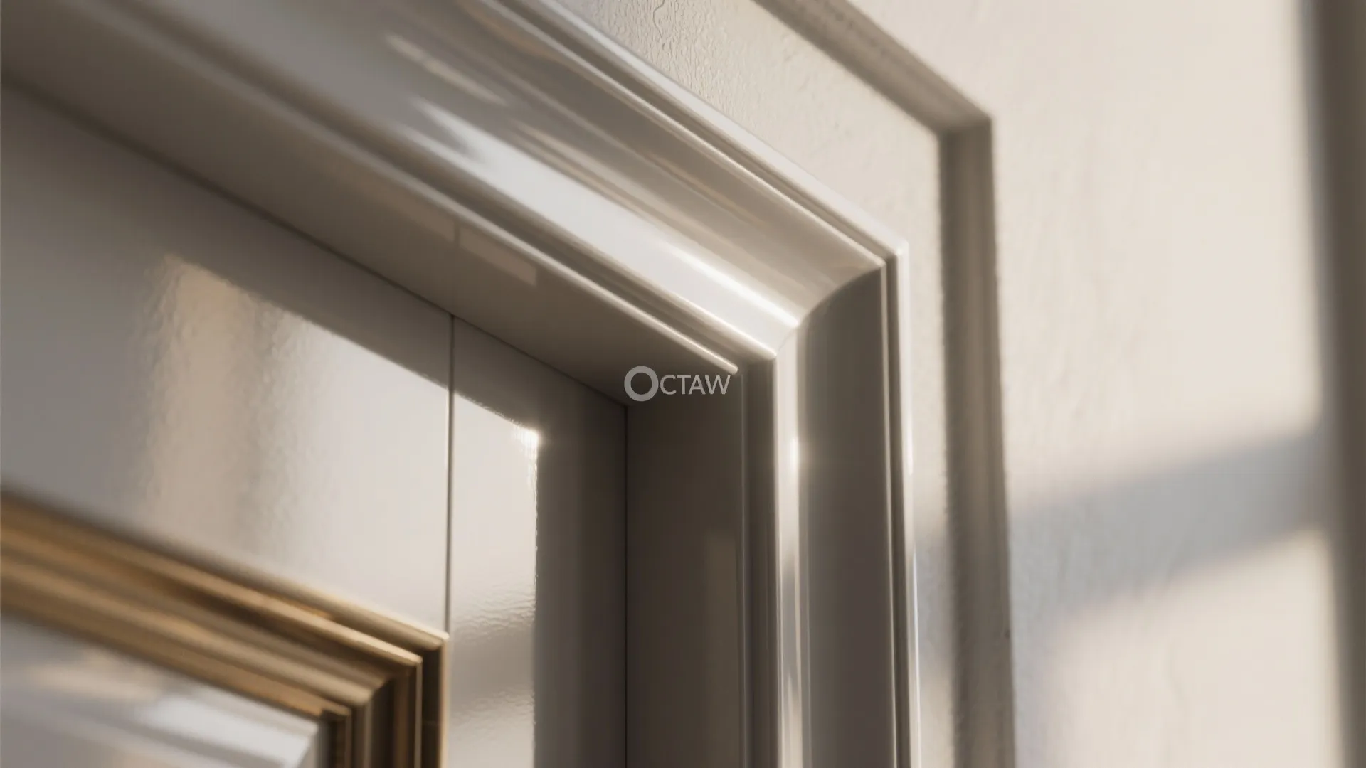 3. Gloss trims and doors for a subtle luxury