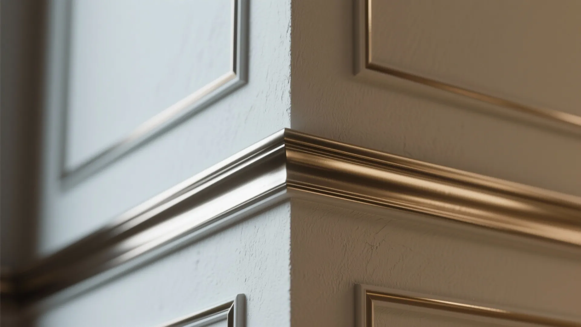 4. Use high-gloss trim and satin walls wisely