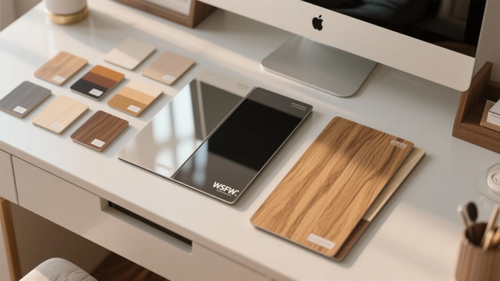 Modern Gloss & Veneer Combination