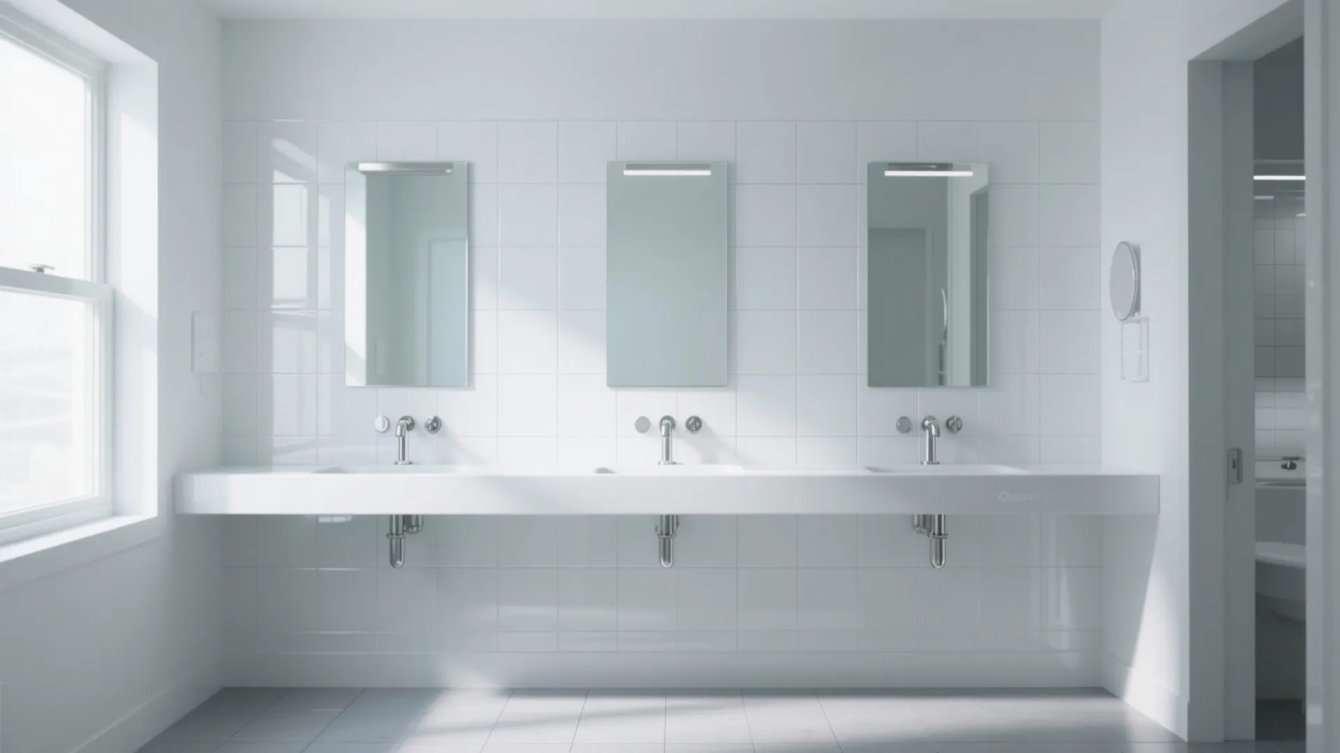 Glossy Porcelain and Glass Whites for Light Play