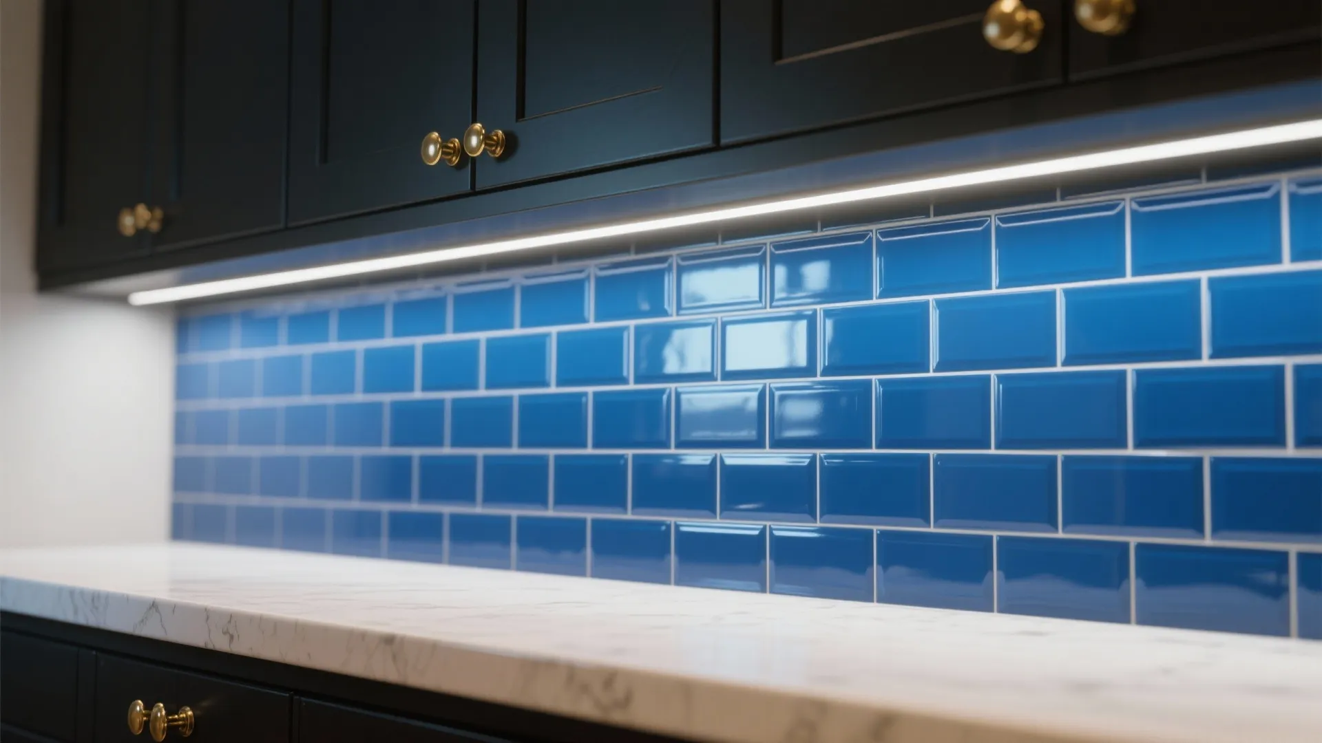 3. Reflective backsplash to bounce light