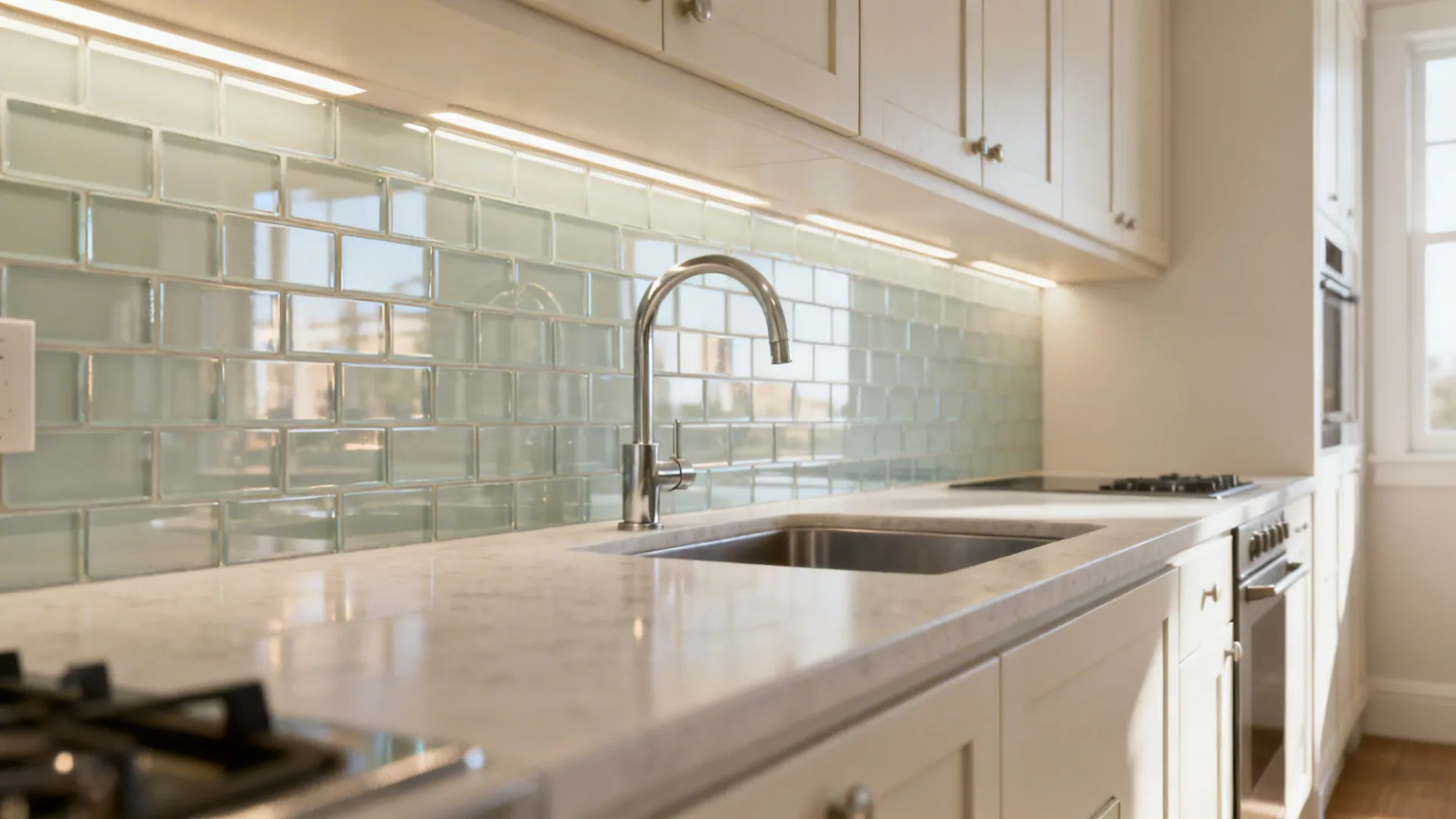 Bright Backsplashes for Depth and Light