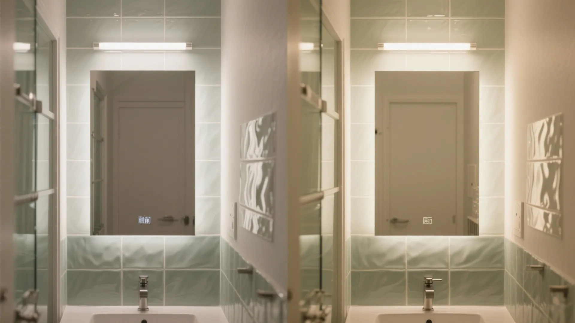 Glossy glazed tiles that amplify light