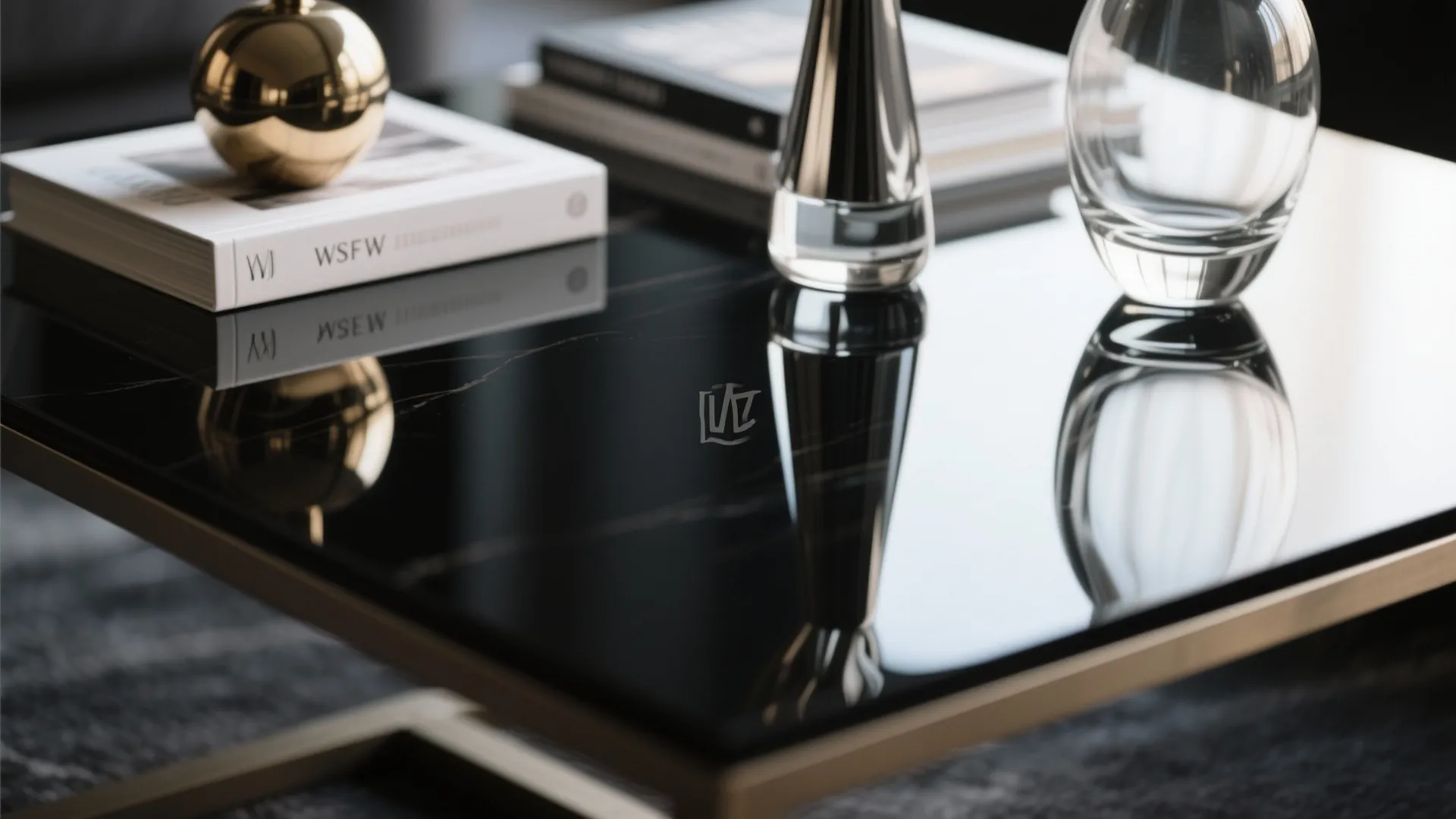 3. Glossy Black Accents