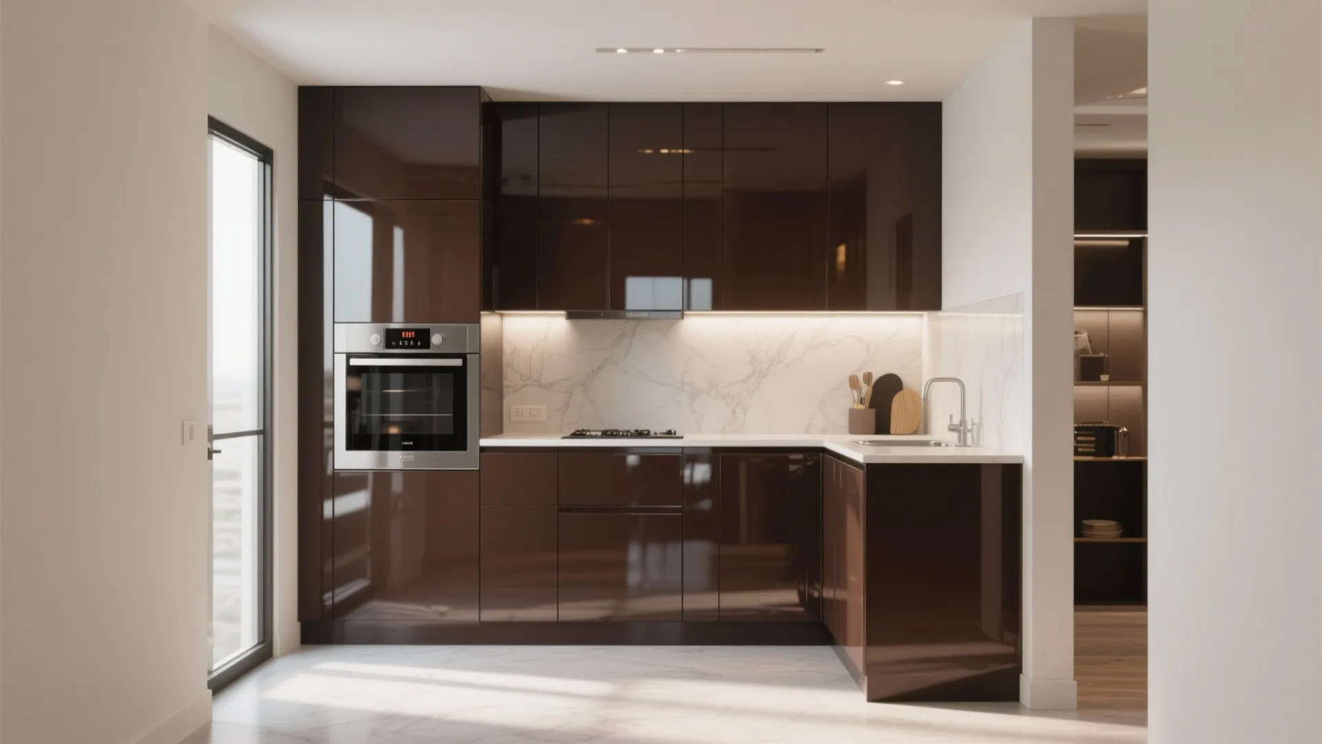 4. Glossy Finishes for More Light