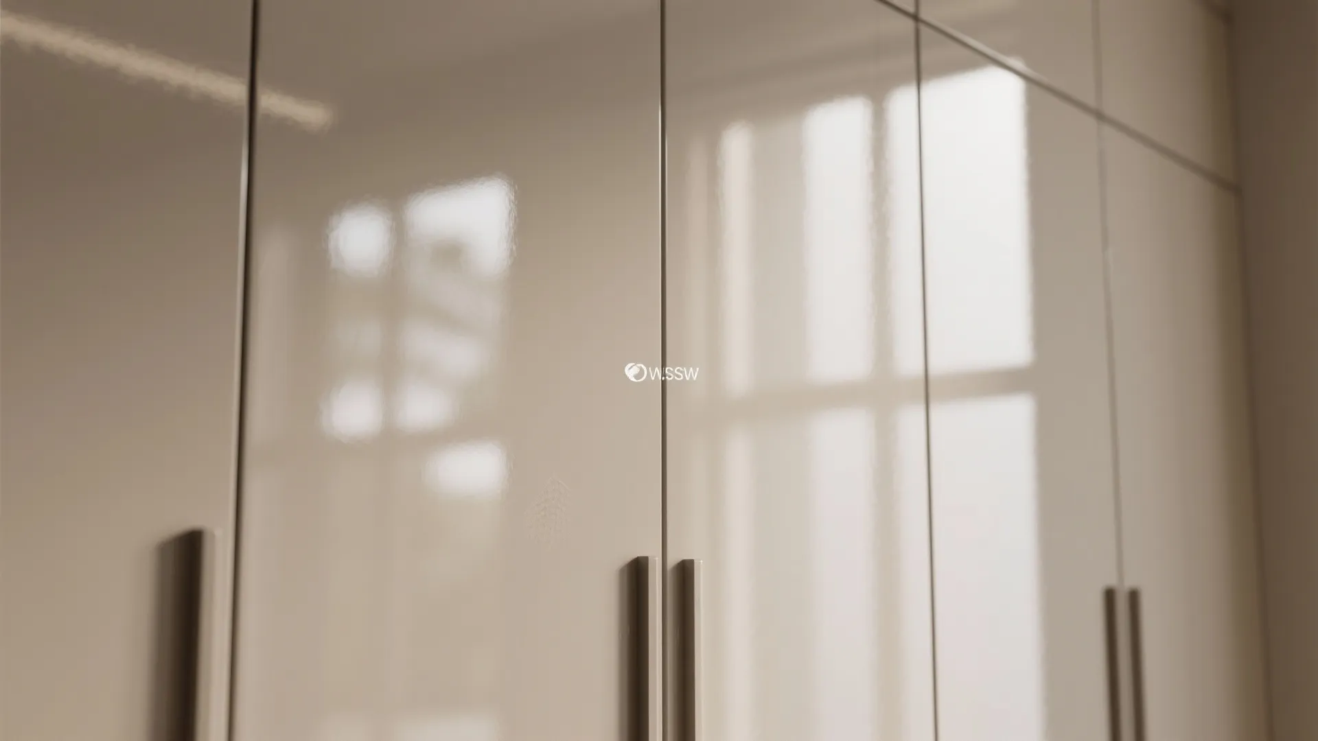 1. Full-height glossy cabinetry to reflect light