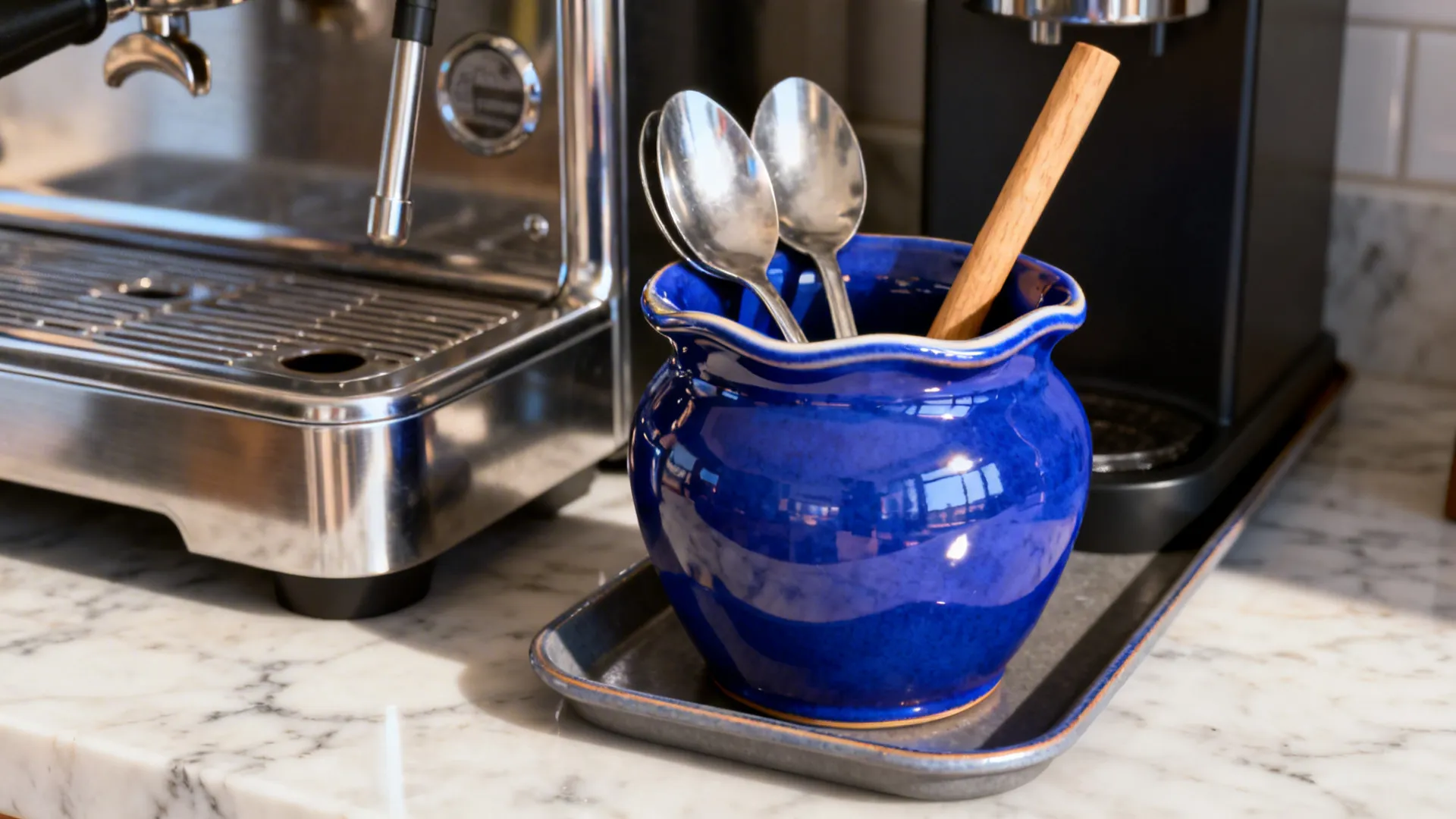 Glossy color pops near task zones