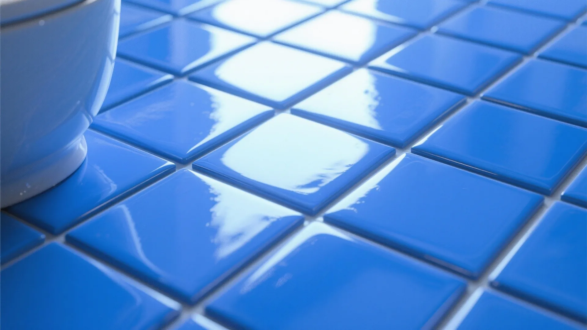 2. Glossy Cobalt Squares