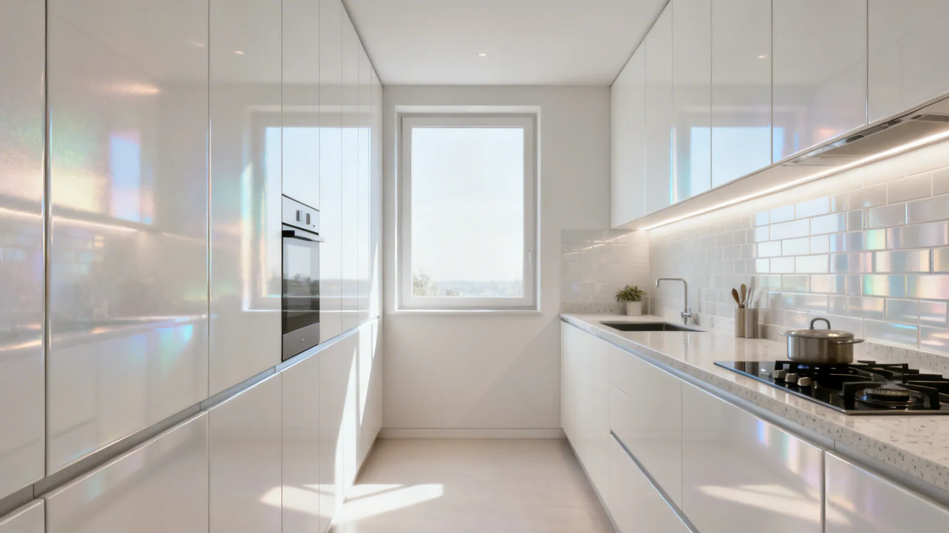 High-gloss mica with light-reflecting backs