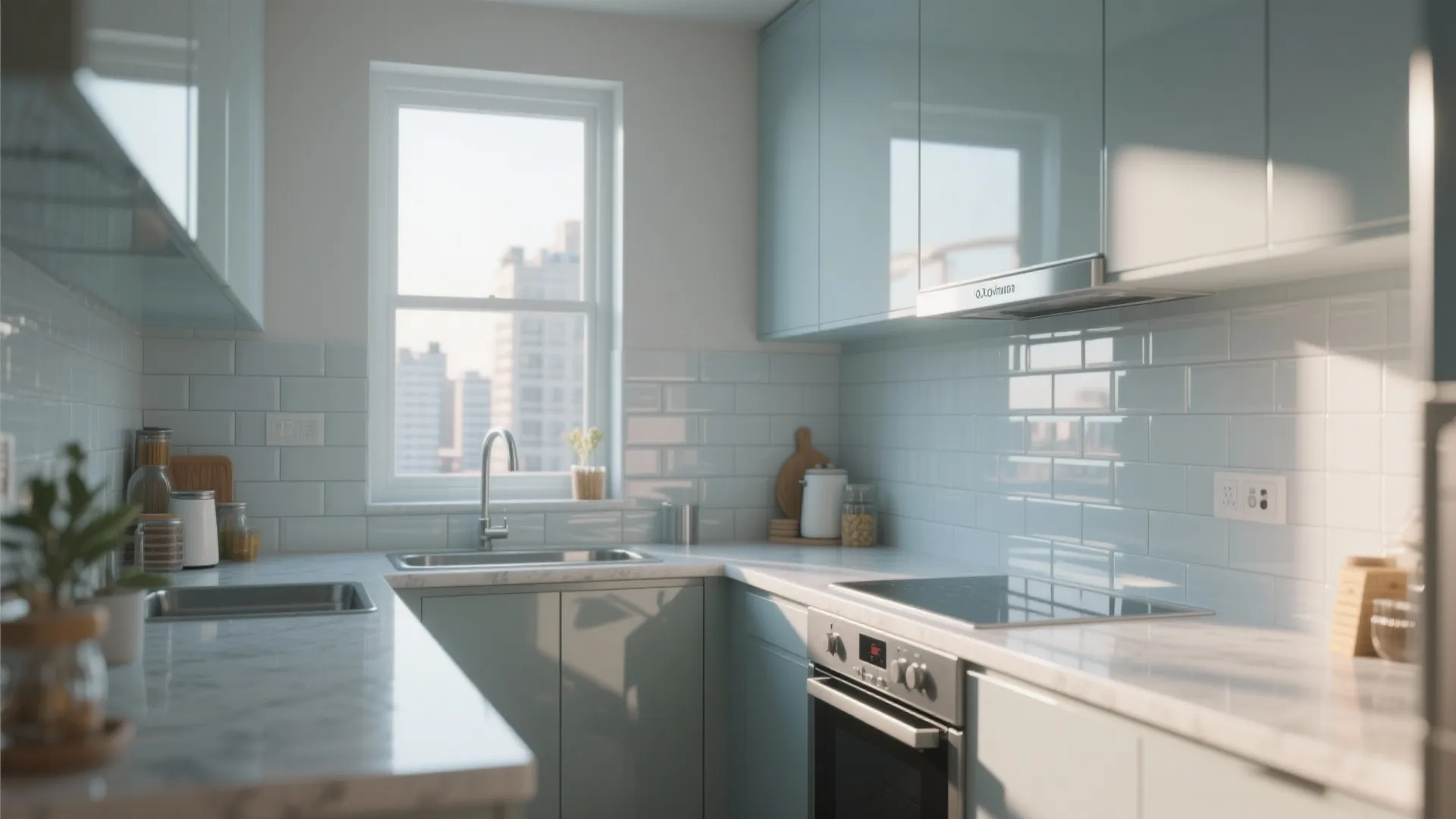 4. Glossy Light Grey for Reflective Brightness