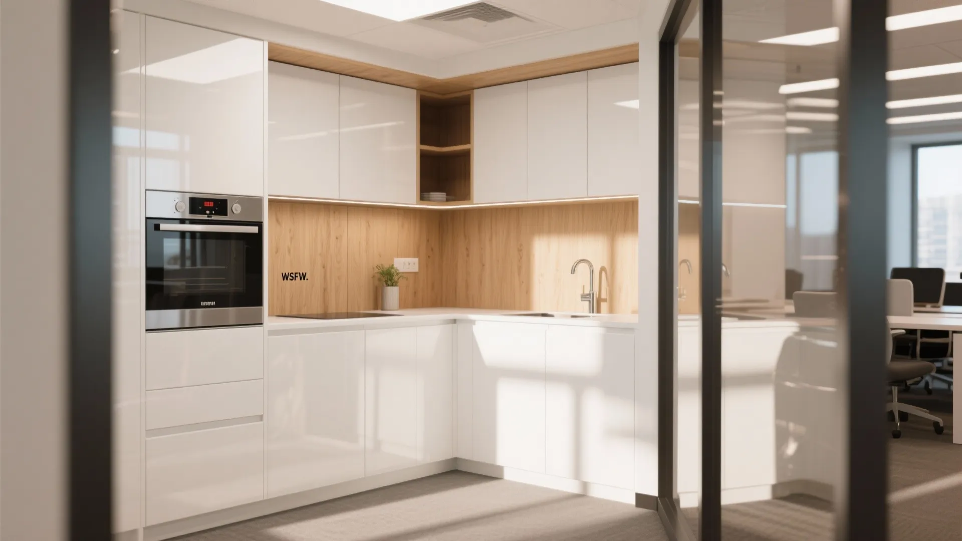 5. Glossy finishes and light colors