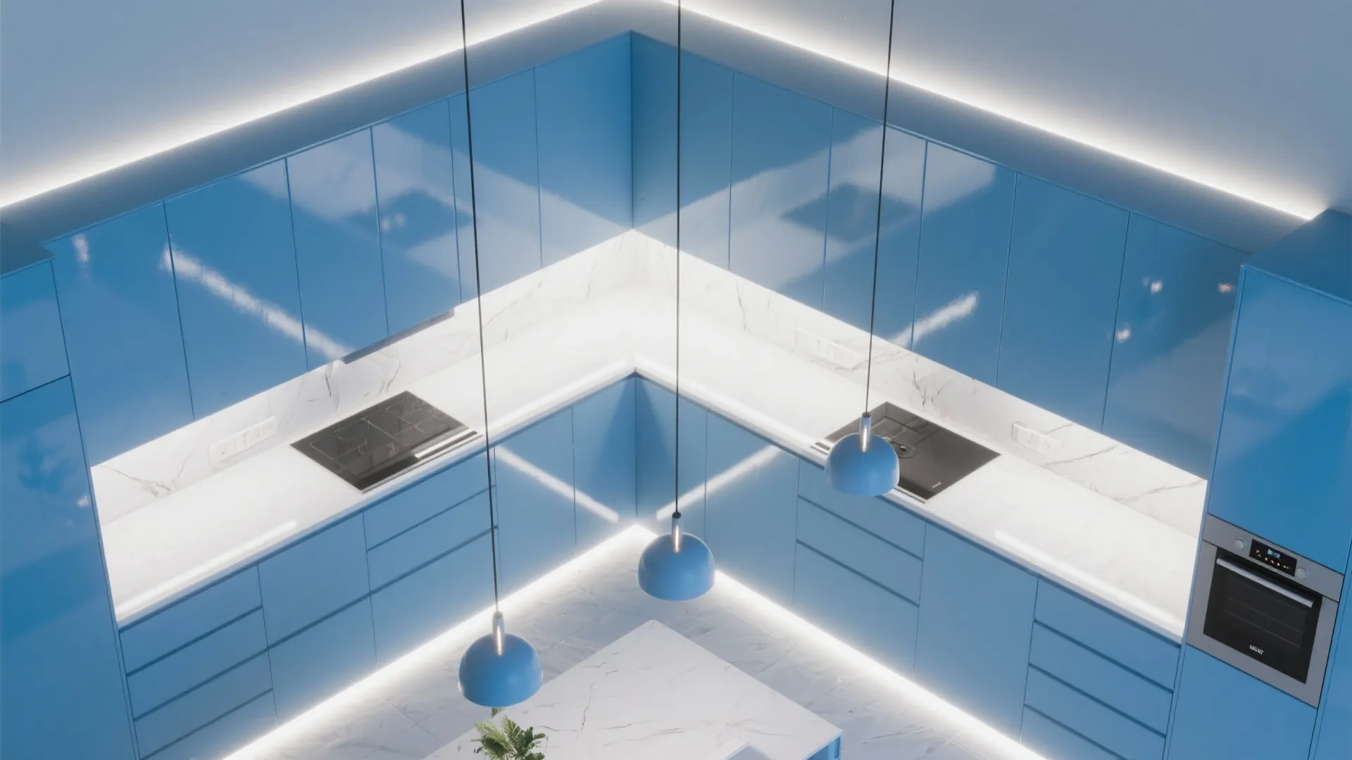 4. Use glossy finishes and good lighting