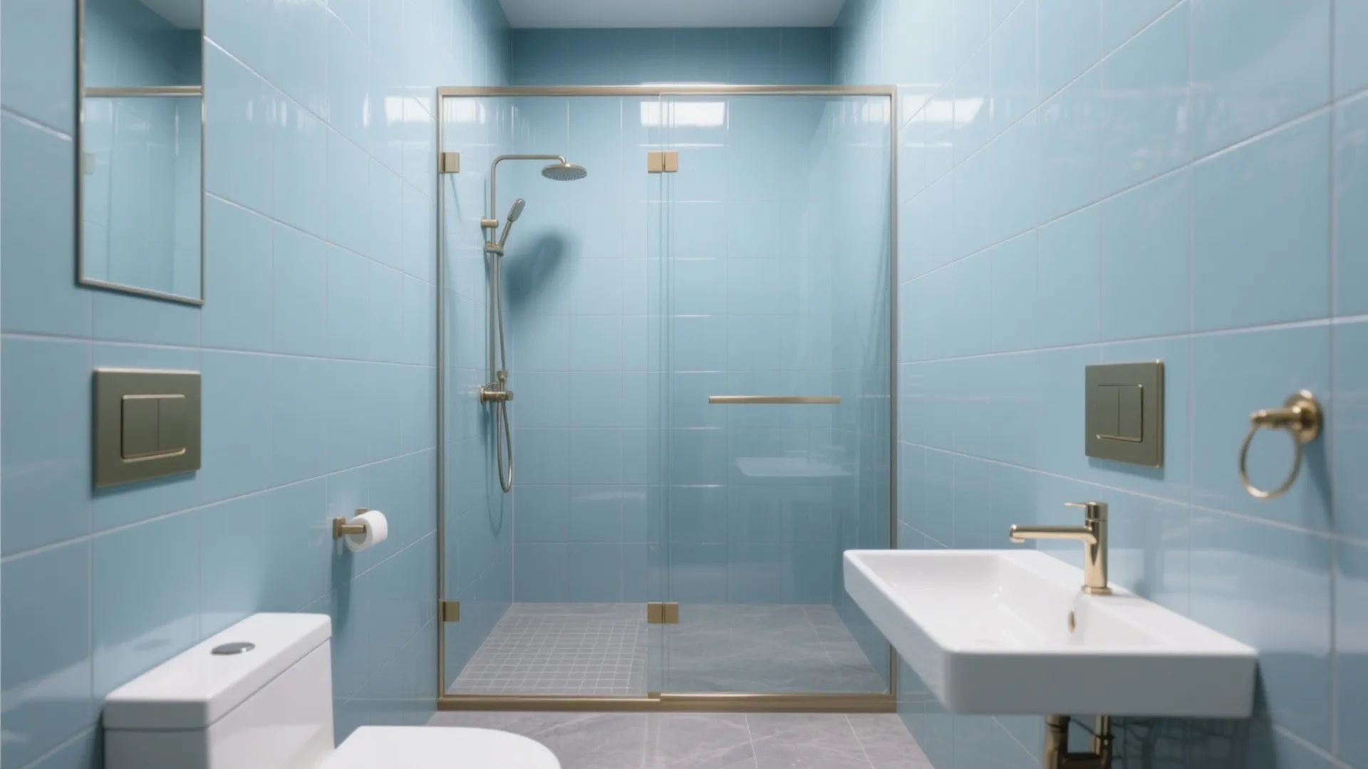 Glossy Blues, Matte Greys, and Glass