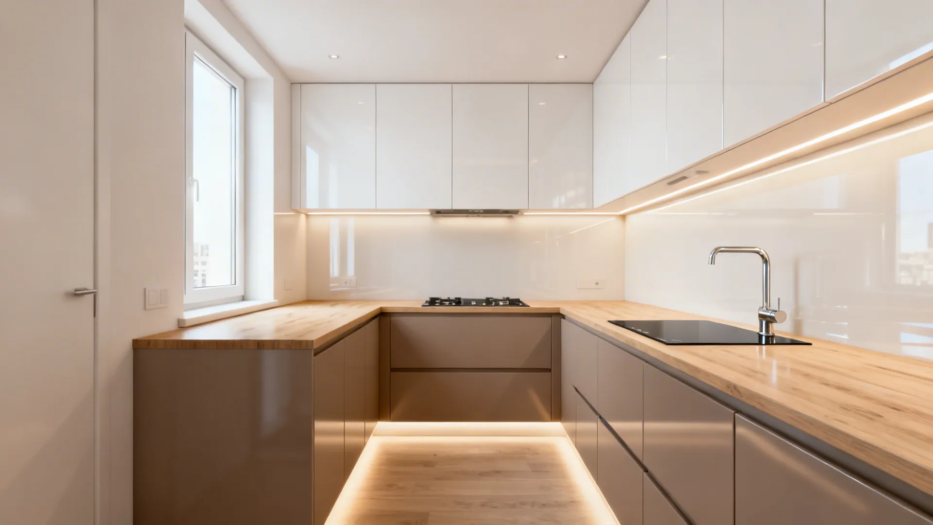 5 Glossy Laminates Modular Kitchen Design Ideas