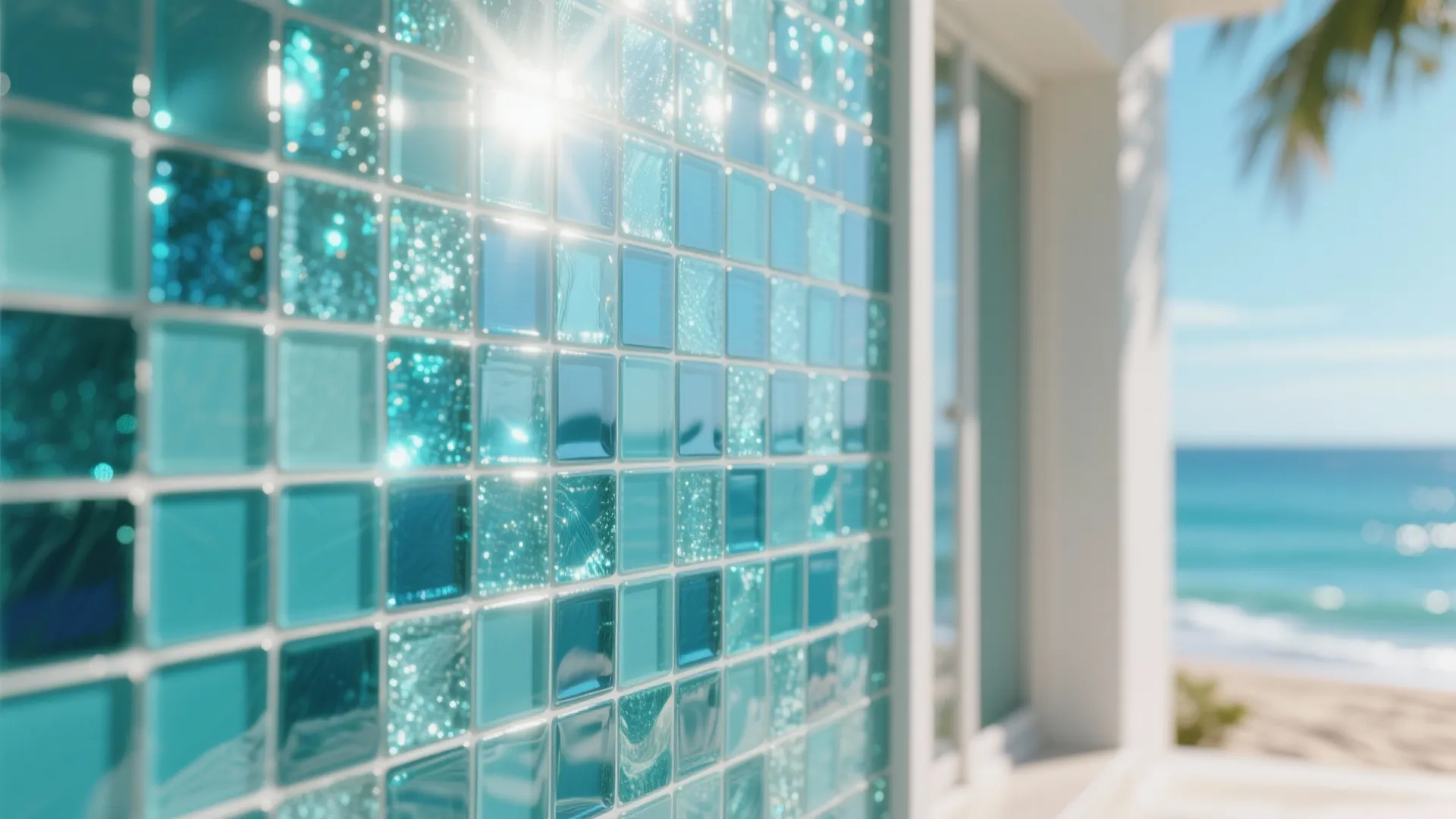 Glossy Mosaic Accent Walls