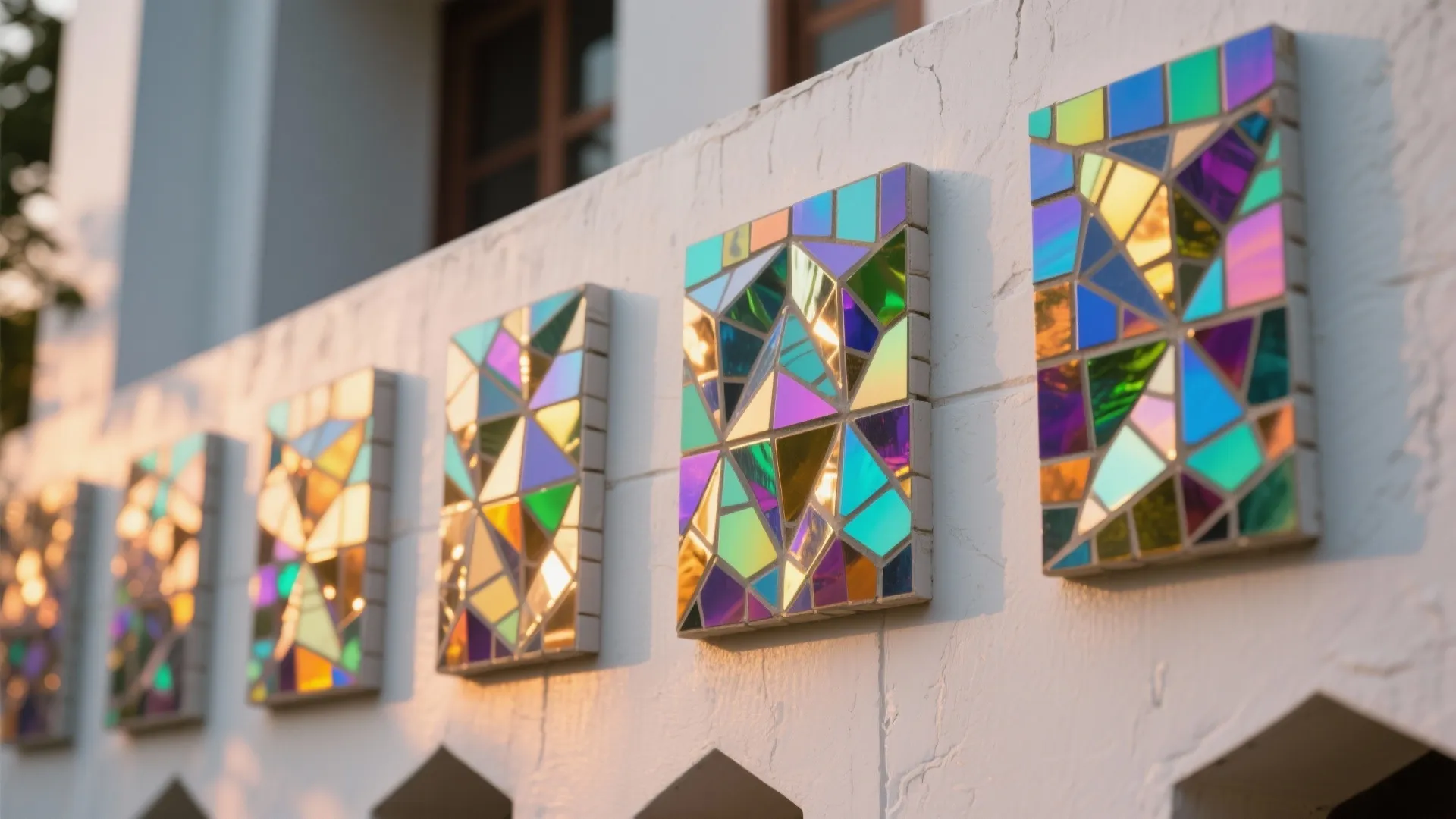 Glossy Mosaic Accents