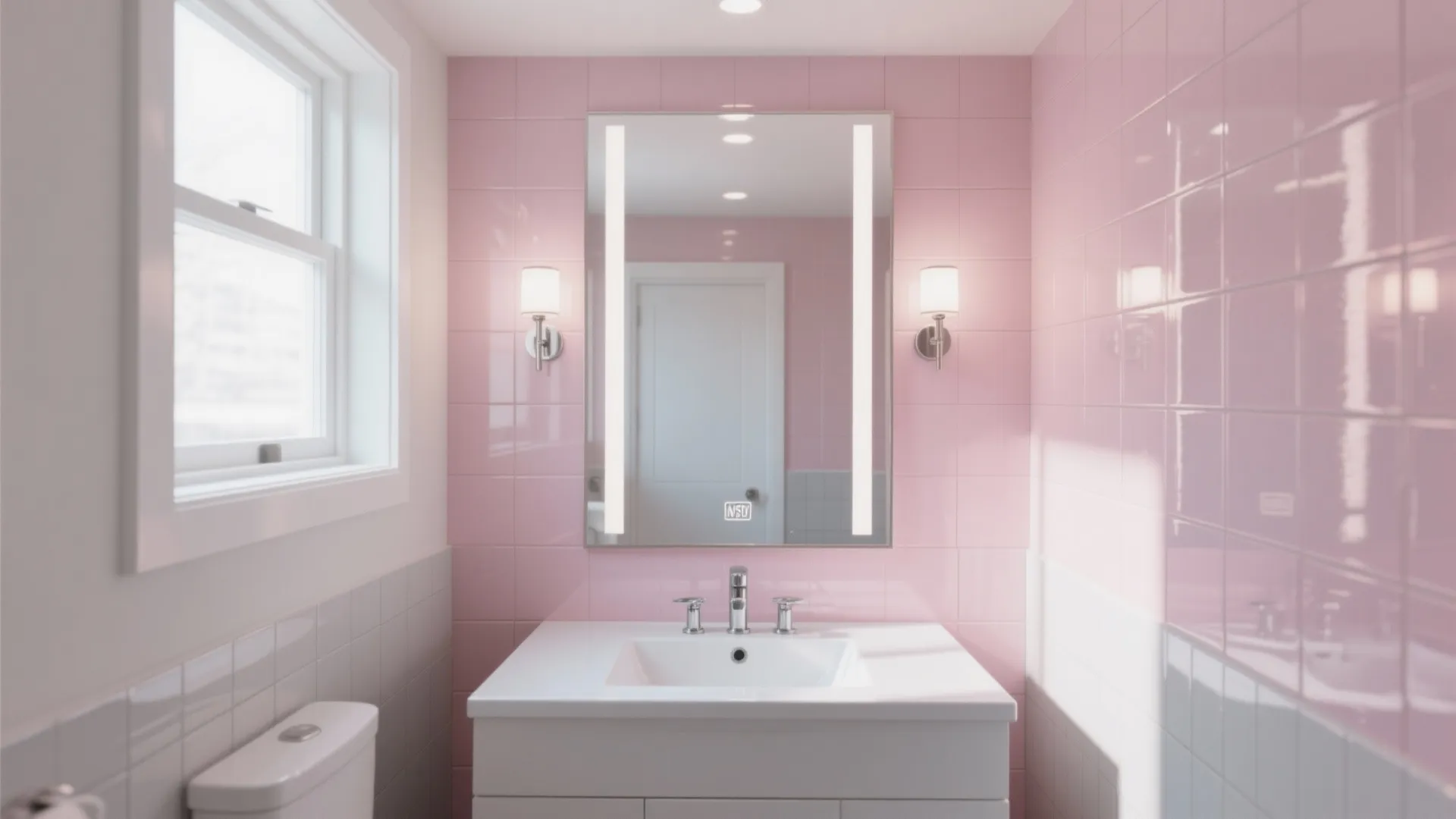 High-Gloss Pink and Light Bouncing Tricks