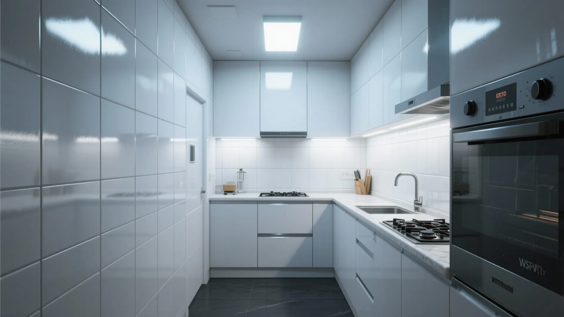 High-Gloss Modern Finish