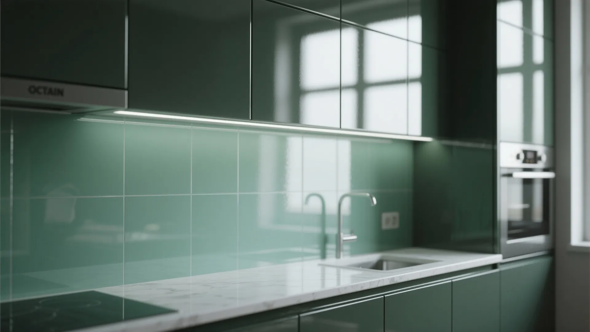 3. Use mirrored or glossy finishes wisely