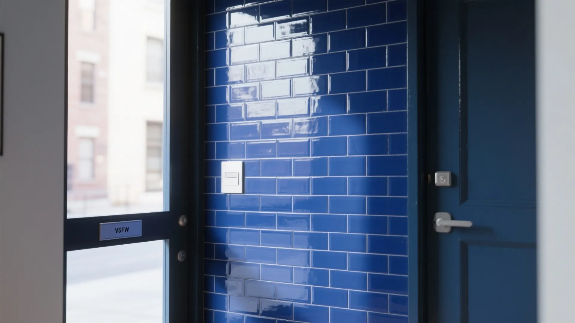 5. Glossy Subway Tiles